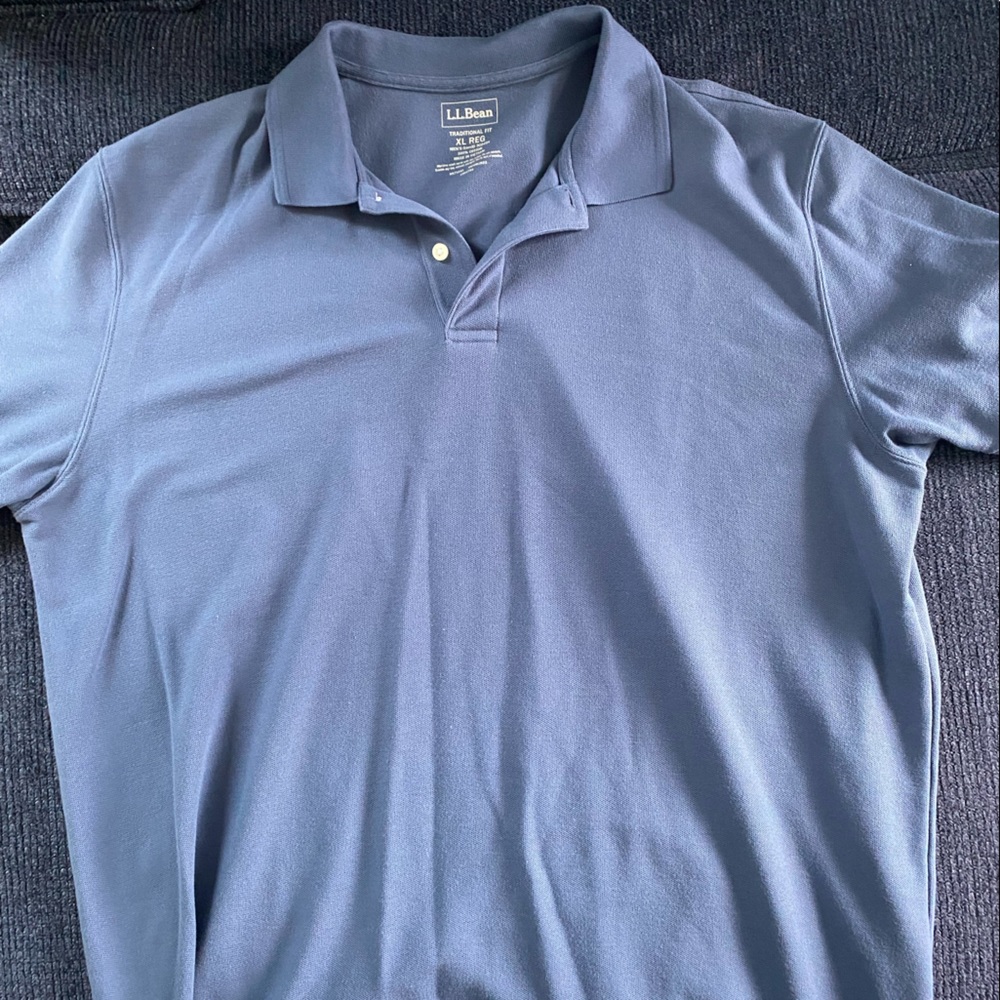 LL Bean Men’s Blue Polo